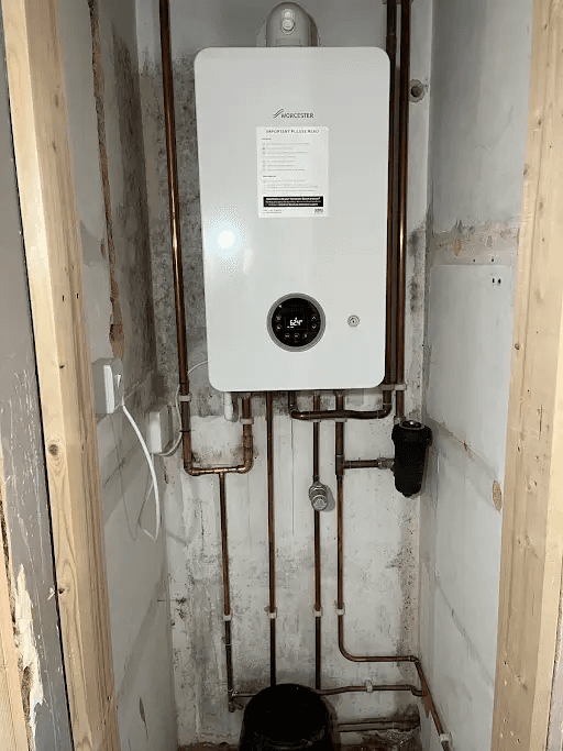 Worcester Bosch boiler ready for service checks in Paignton